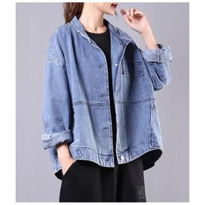[깨비몰]청/블랙자켓 봄가을 데님 루즈핏 오버핏 재킷