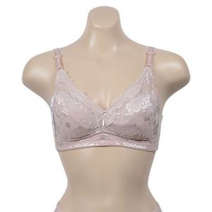 (비비안)플라워 자수 노와이어 매쉬 A컵 브라