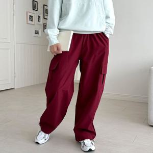 카고바지 여성 Y2K 와이드 카고팬츠 카고조거팬츠 밴딩조거팬츠