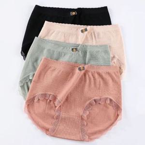 팬티 리본 프리사이즈 넉넉한 하이웨이스트 그래핀 여