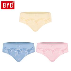 BYC 여성 미디레이스 3매입 삼각팬티 DOLR2103