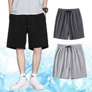 [깨비몰] 여름 아이스 쿨링 편한 밴딩 와이드 5부팬츠