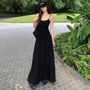 [잇백잇슈]우아한끈나시롱원피스 예쁜핏 심플 패션 여성데일리룩