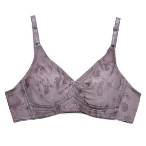 미니멀한디자인 부인용 넓은날개 플라워 노와이어 A컵브라