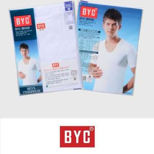 [라일리] Rly 남자 순면 흰색 무지 반팔 런닝 남자 반팔티