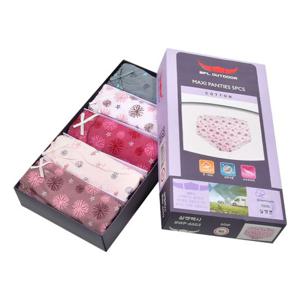 여자속옷 엄마 100% 면팬티 선물 95 105 5매