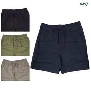 [에스엠진]SMJ343 남자 4부 밴드 반바지 면 반바지 남여공용