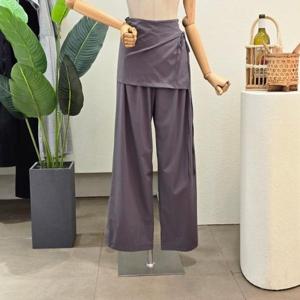 [포커스]  FM4D9PT5841_레이어드 스커트 와이드 팬츠