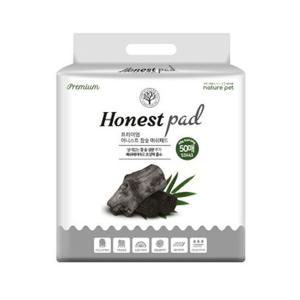 어니스트 참숯 매쉬 강아지 프리미엄 배변패드 50매