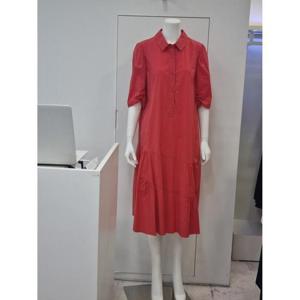 벨리시앙 세이브존04 셔츠카라 소매셔링 홑겹 원피스 OP3209