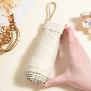 간편 휴대용 경량 사각 캡슐 접이식 양우산