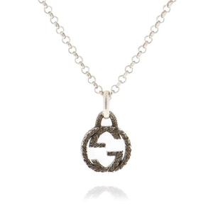 [구찌] INTERLOCKING 펜던트 목걸이 / YBB455535001 (455535)