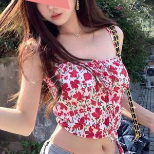 G126659_플라워 튜브탑 나시 티셔츠