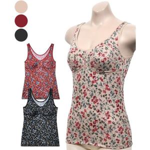 여성끈나시 중년여성 보들보들한 노와이어 노몰드 브라런닝