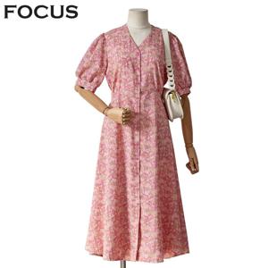 [포커스]잔꽃 샤랄라 원피스 FM4D3OP3026_JK