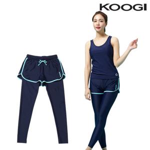 쿠기 여성 9부레깅스 반바지 하의단품 KF-M399