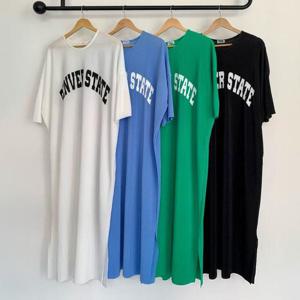 빅사이즈사랑해요 S334L406 덴버롱프린트박스원피스 MA