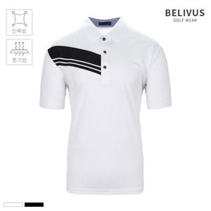 빌리버스 남성 골프웨어 반팔티 스판 반소매 카라 티셔츠 PK0209
