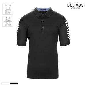 빌리버스 남성 골프웨어 반팔 카라 반소매 티셔츠 PK0208