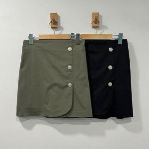 빅사이즈사랑해요 P611L407 쓰리버튼트임치마바지 LT