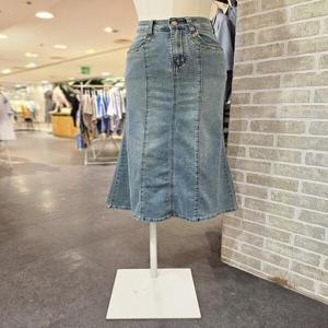 [레코브]LC31D9DS511X_장식 머메이드 데님 스커트