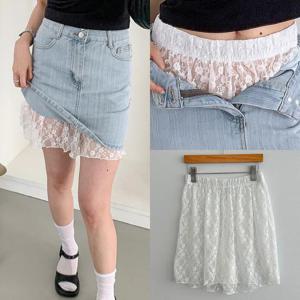 위쉬몰 GO 빈티지레이어드숏속바지(S396H407) 빅사이즈