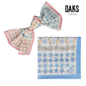 [닥스(손수건)]불가사리 면대 나염 손수건 DGA1302