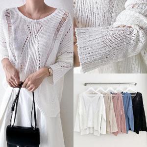 위쉬몰 BN 멜리스카시펀칭긴팔티(S411H407) 빅사이즈