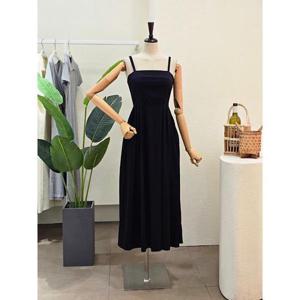 [포커스]24FM4G9OP5908_핀턱 A라인 뷔스티에 롱원피스