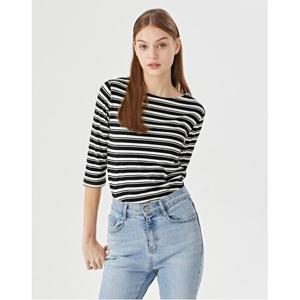 [GGPX]데일리 라운드 베이직 스트라이프 긴팔 티셔츠 (GOCLW003D