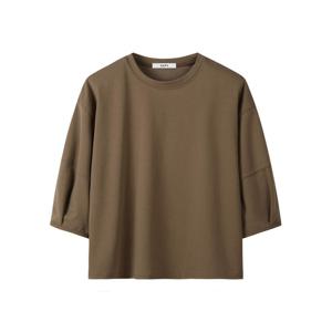 [GGPX]라운드넥 퍼프 스티치 베이직 긴팔 티셔츠 (GOCLW006D)