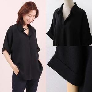 위쉬몰 WW 릴리카라가오리블라우스(5181H407) 빅사이즈