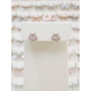 볼라레 세이브존03 볼라레 눈꽃 큐빅 피어싱 귀걸이 SAVssp806