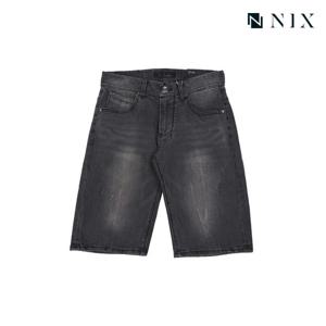 [닉스][닉스]남성 블랙 워싱 슬림 5부 반바지_FNKMCDH153P