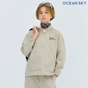 [오션스카이] 남아 스트레치 하이넥 아노락 티셔츠-DEJB5101B0X