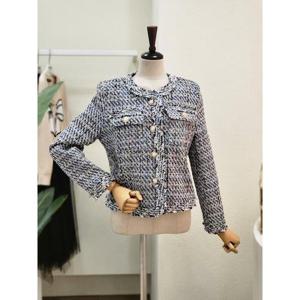 [포커스]  24FF2H7JK01595_라운드넥 트위드 자켓