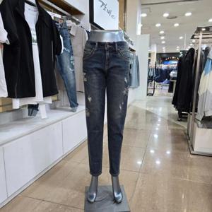 잠뱅이 동백01 여성 스웨이드배색 지퍼발염 AO3DBF553