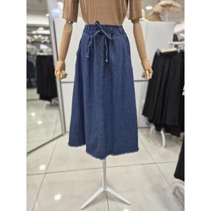 밀스튜디오 세이브존04 허리밴딩 A라인 면 청스커트 LQ9SKS121