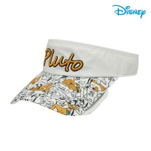 [디즈니골프]여성 패턴 레터링 선바이저 캡 DL2LAC032