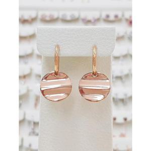 볼라레 세이브존03 볼라레 라운드 웨이브 써지컬 원터치귀걸이 (SAVsse818)