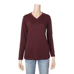 [뱅뱅]여성 브이넥 기본 긴팔 티셔츠 (NTK717)