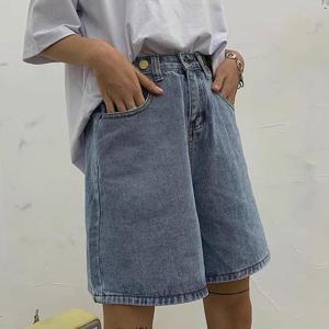 아이우먼 벌뮤다단추데님반바지 DKR190M408 빅사이즈