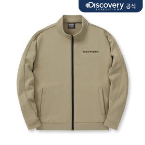 디스커버리 남성 면터치 하이넥 스몰엠보 트레이닝 자켓 (D/BEIGE) DMTR21044-BGD