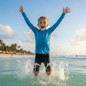 볼컴 아동 래쉬가드 VC794LBT