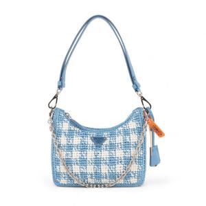 (명품) 프라다 1BC204 리에디션 크로쉐 미니 호보