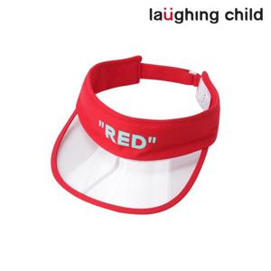 [래핑차일드] 컬러 투명썬캡(8932980206_RD)