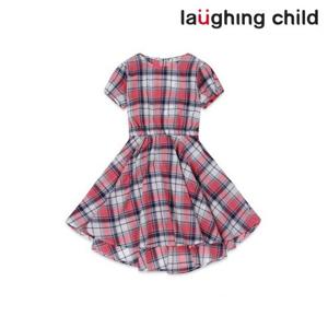 [래핑차일드] 백 포인트 체크 원피스(8932950070_PK)