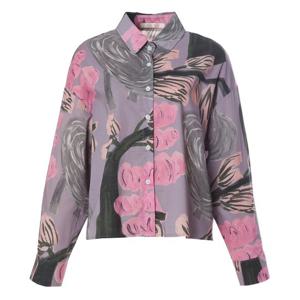 [페이지플린]카라넥 유화 프린트 긴팔 셔츠 (F4CBL022)