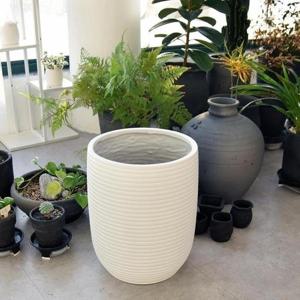 마블 가로줄무늬 원형팽이 화분 30x39cm