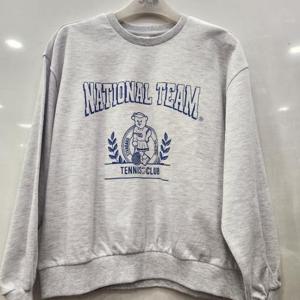 애플핑크 HC07 곰돌이 그래픽  맨투맨 APK8T103GSC